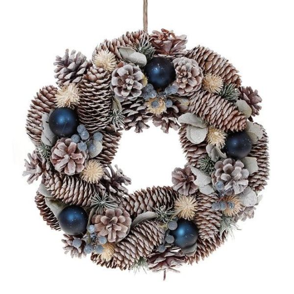 Вінок Новорічний 35 см. 12878