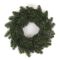 Вінок литий зелений 45 см. 49496