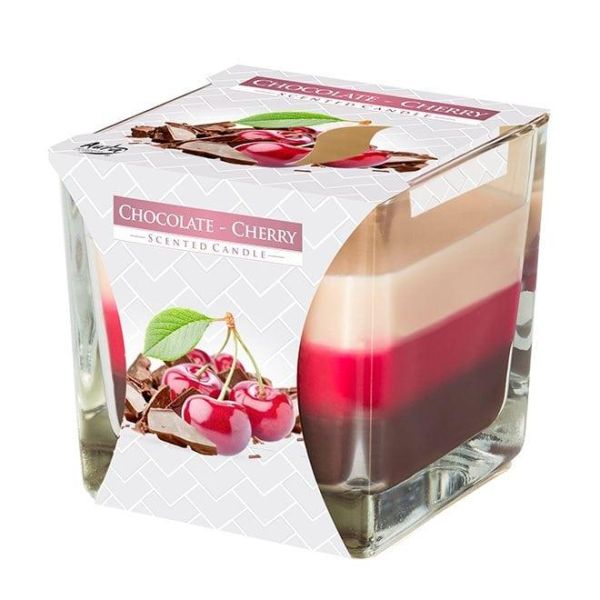 Свічка ароматична Bispol Шоколад-Вишня
