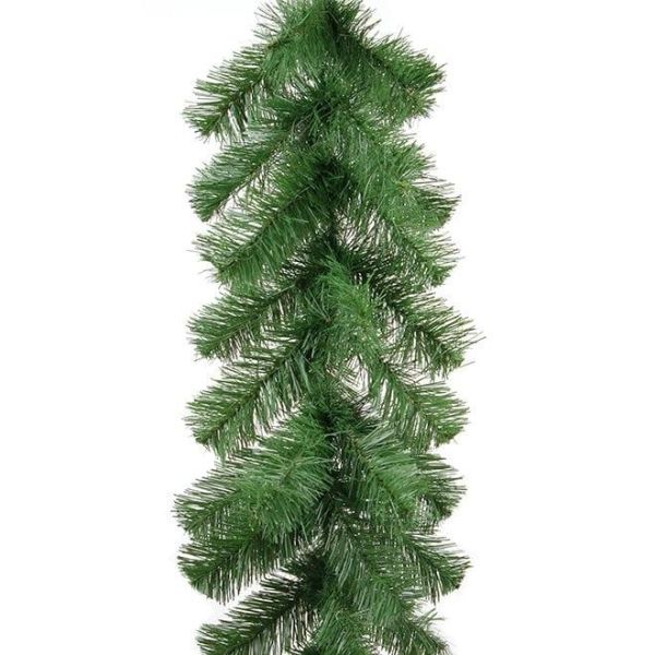 Гірлянда зі штучної хвої зелена 280 см. 49558