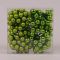 Кульки скляні 1,5 см. зелені (12 пучків-144 кульки) 40202