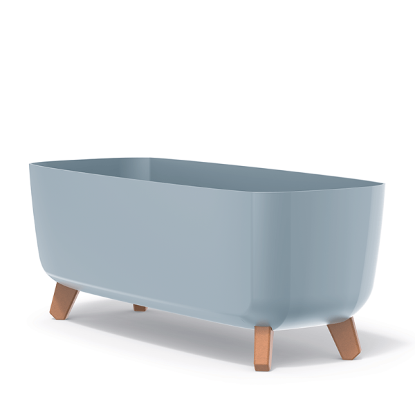 Горщик для квітів Prosperplast Gracia Case 60см на ніжках Світло-сірий