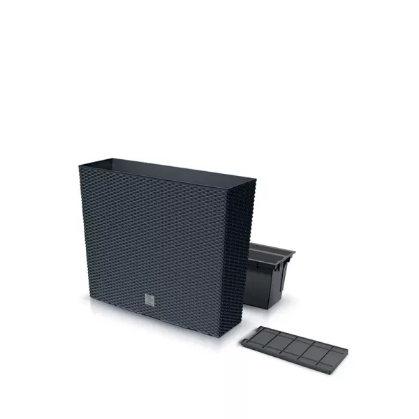 Горшок для цветов Prosperplast террасовый Rato Case Tower 60см Антрацит