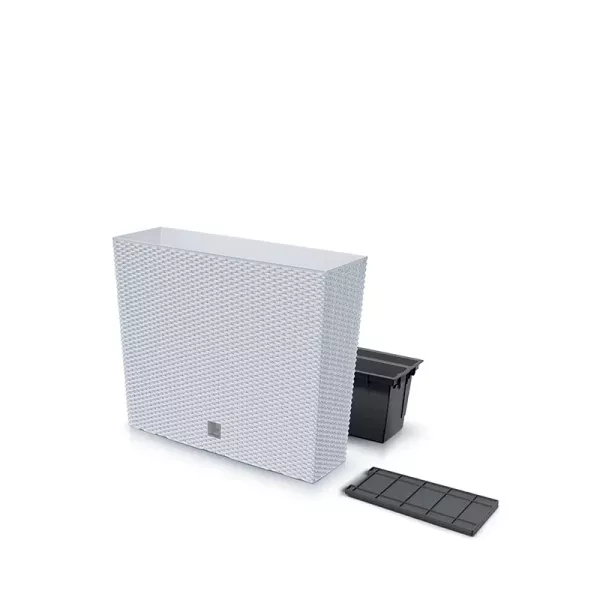 Горшок для цветов Prosperplast террасовый Rato Case Tower 60см Белый