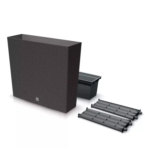 Горшок для цветов Prosperplast террасовый Rato Case Tower 80см Коричневый