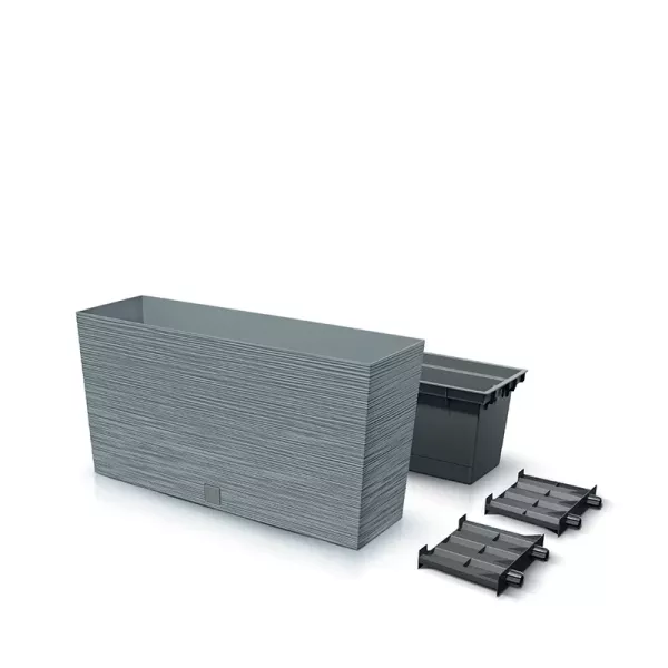 Горщик для квітів Prosperplast терасовий Furu Case Middle 80см Бетон