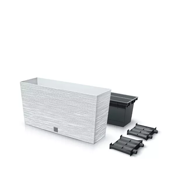 Горщик для квітів Prosperplast терас Furu Case Middle 80см Білий