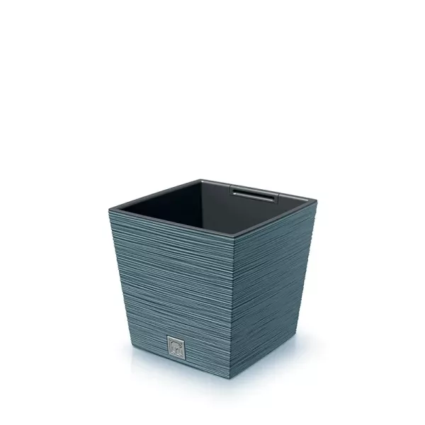 Горщик для квітів Prosperplast Furu Square Low 24см Блакитний