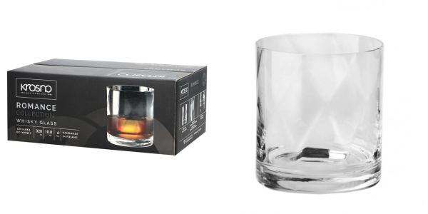 Набор стаканов для виски Krosno Romance  320мл, 6 шт