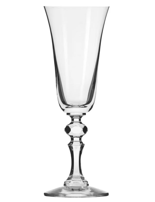 Набір келихів для шампанського Krosno Krista, скло, 150 мл, 6 шт