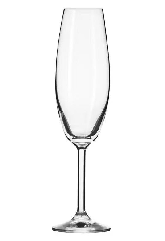 Набір келихів для шампанського Krosno Venezia, скло, 200 мл, 6 шт