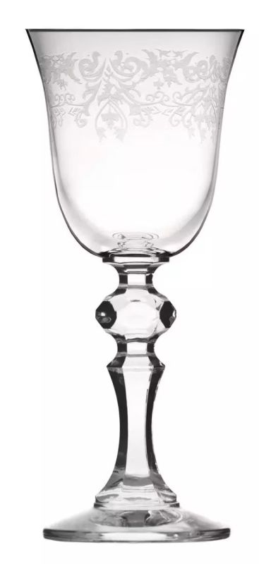 Набір чарок для горілки Krosno Krista Deco, скло, 50 мл, 6 шт