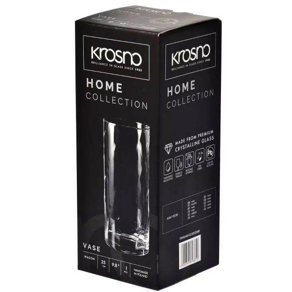 Кількість: Ваза Krosno Home h-25 см d-10,6 см