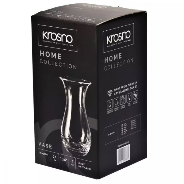Кількість: Ваза Krosno Home h-27 см d-14,2 см