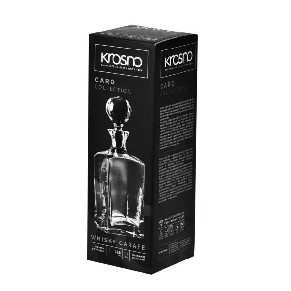Графин для виски Krosno Caro 1л