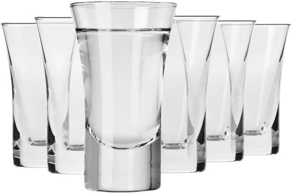 Набір чарок для горілки Krosno Mixology, скло, 45 мл, 6 шт.