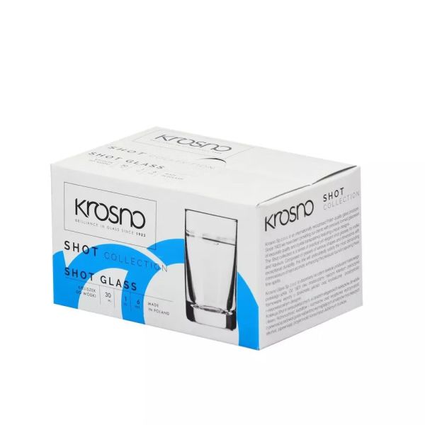 Набор рюмок для водки Krosno Shot, стекло, 35 мл, 6 шт