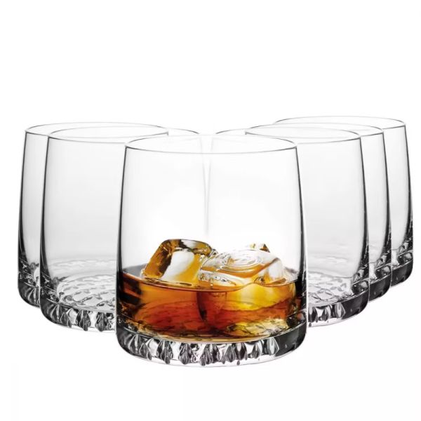 Набір келихів для віскі Krosno Fjord, скло, 300 мл, 6 шт