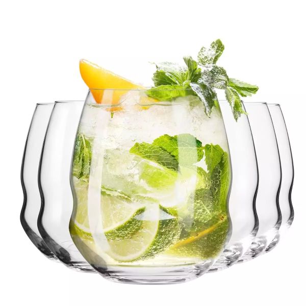 Набір низьких склянок Krosno Inel, скло, 330 мл, 6 шт.