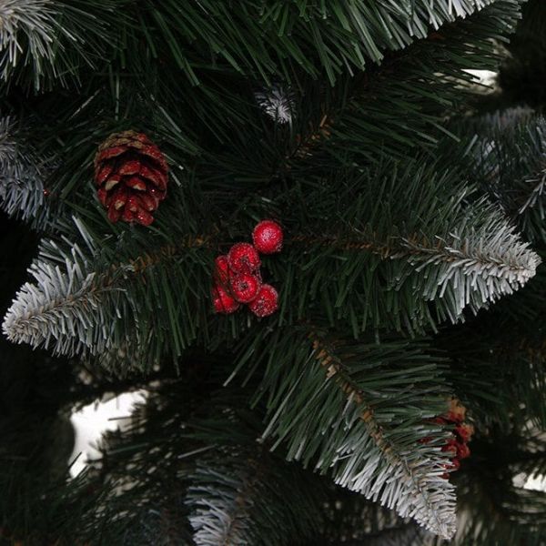  Елка Элитная с красными ягодками 130 см 