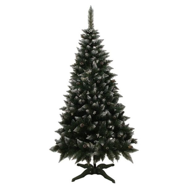 Ялинка Елітна зі срібними ягідками 130 см