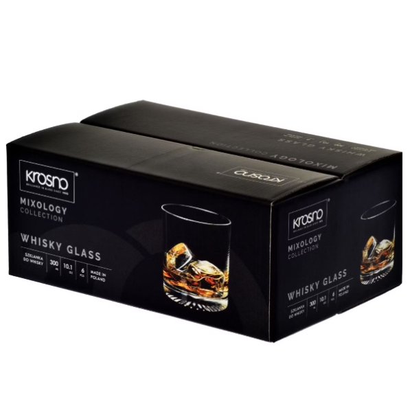 Набір келихів для віскі Krosno Mixology, скло, 300 мл, 6 шт