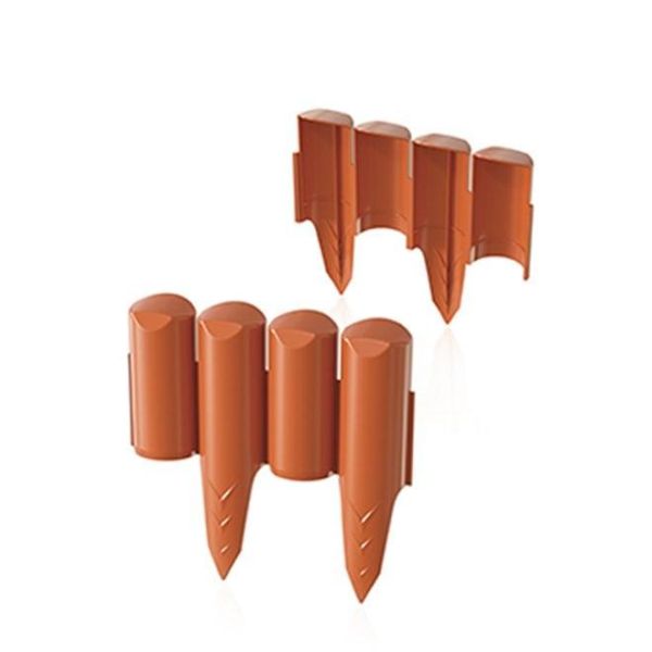 Бордюр садовий Palisada Border теракотовий 2.5м.