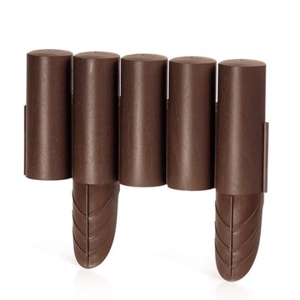 Бордюр садовий Palisada ogrodowa коричневий 2.35м.