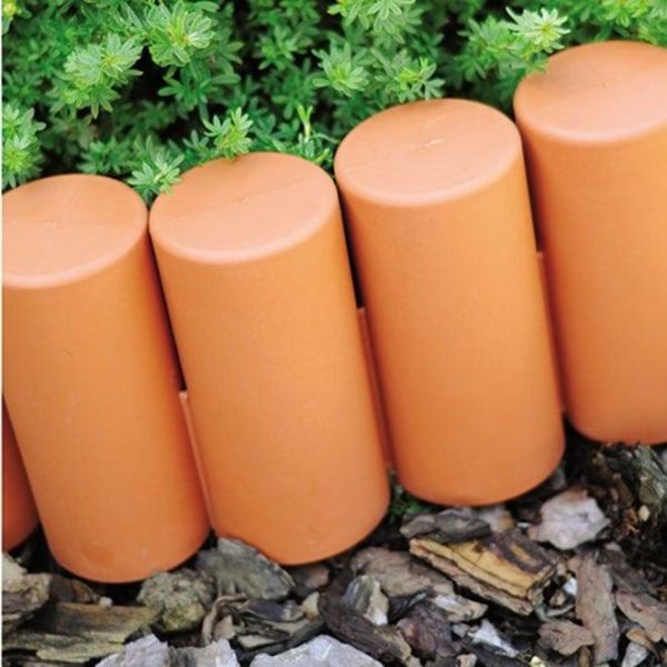 Бордюр садовий Palisada ogrodowa теракотовий 2.7м.