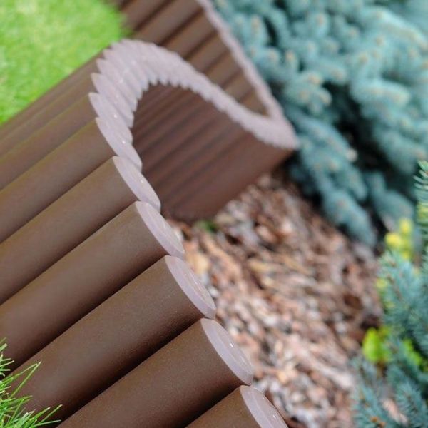 Бордюр садовий Palisada ogrodowa коричневий 2.7м.