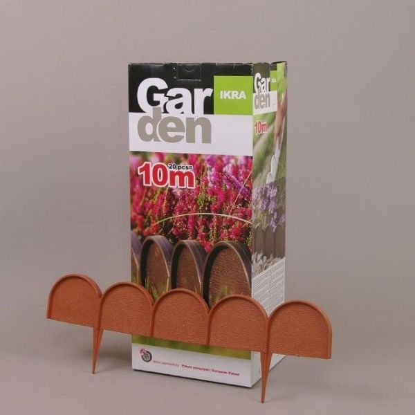 Бордюр садовий Garden Line теракотовий 10м.