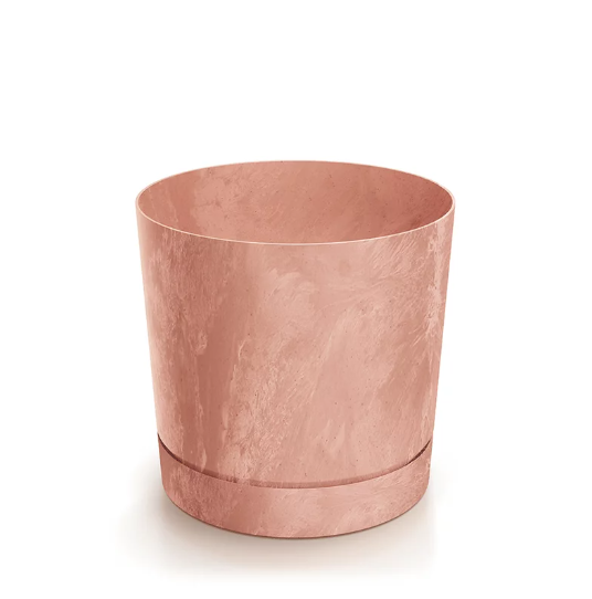 Горщик для квітів Prosperplast Tubo P Beton Effect 15 см. Терра-мармуровий