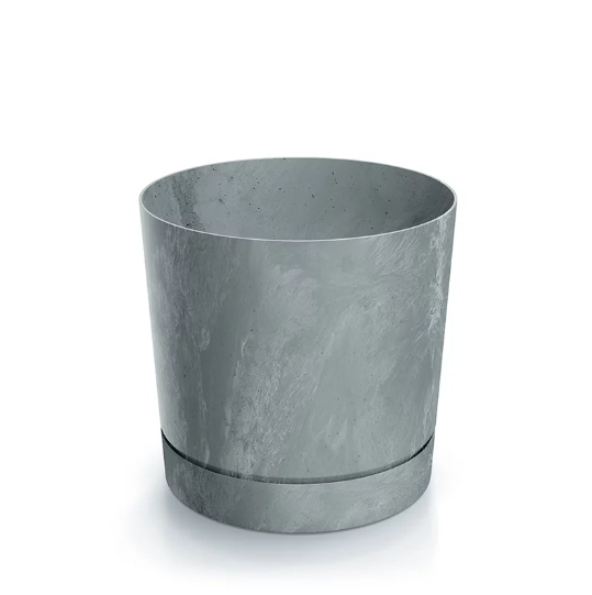 Горщик для квітів Prosperplast Tubo P Beton Effect 18 см. Бетон