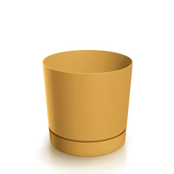 Горщик для квітів Prosperplast Tubo P 24 см. Гірчичний