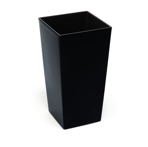 Горщик для квітів Lamela Finezja 40см глянець Чорний