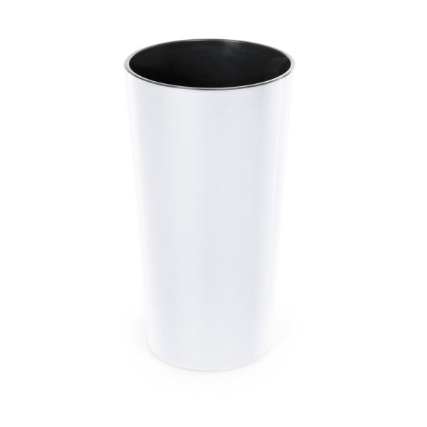 Горщик для квітів Lamela Lilia 19 см. глянець Білий