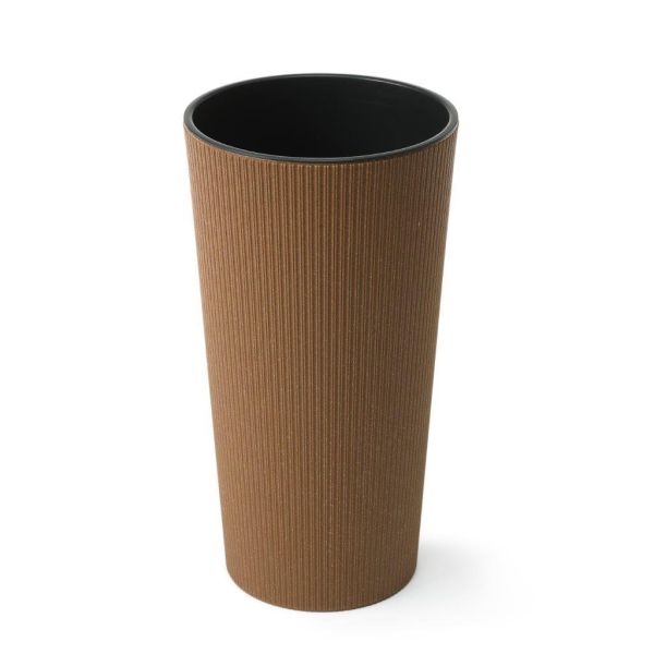 Горщик для квітів Lamela Lilia Jumper ECO 19 см. Натуральне дерево