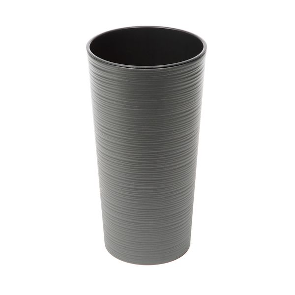 Горщик для квітів Lamela Lilia Dluto 25 см. Графітовий