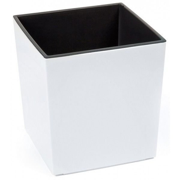 Горщик для квітів Lamela Juka 25 см. глянець Білий