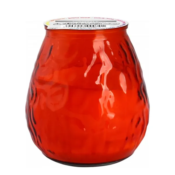 Свічка у склі садова Bispol "Party time" помаранчева 200 р. 27749