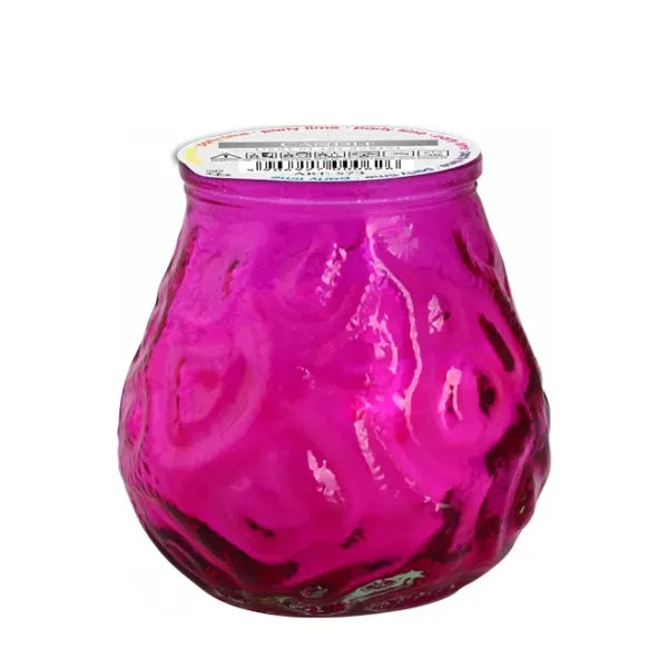 Свічка у склі садова Bispol "Party time" рожева 80 г. 27744