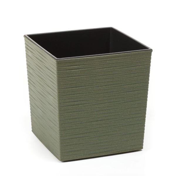 Горщик для квітів Lamela Juka Dluto ECO 25 см. Зелений лісовий