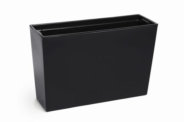 Горщик для квітів Lamela Werbena глянець Чорний