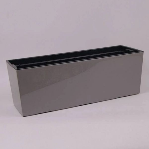 Горщик для квітів Lamela Begonia глянець Сірий