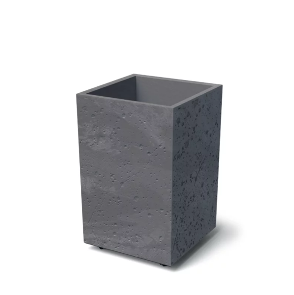 Горшок для цветов Prosperplast на роликах Sierra Square High Beton Effect маренго 38.5х38.5см.