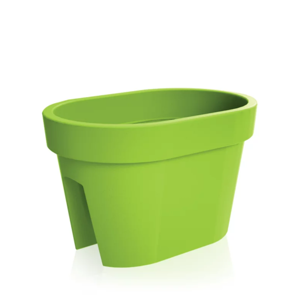Горшок для цветов на перила Prosperplast Lofly Railing 40см. Лайм