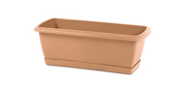 Балконный ящик Prosperplast Respana Set с подставкой 40см. Терракот