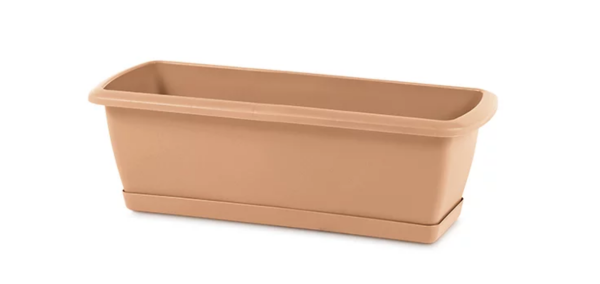 Балконный ящик Prosperplast Respana Set с подставкой 60см. Терракот