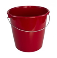 Відро 10л ЕКО з металевою ручкою