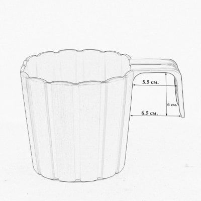 Горщик круглий Boardee Hook навісний, 150мм Коричневий